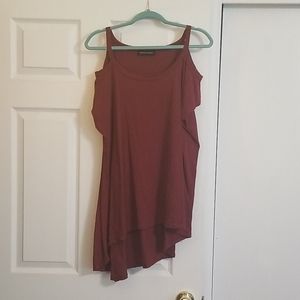 Cold Shoulder Asymmetrical Top